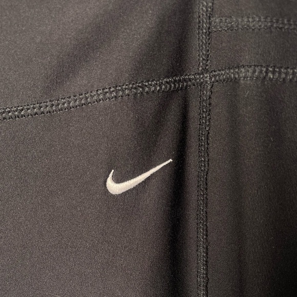 Nike Small Yoga Pants Black Wide Leg Compression Gym Athleisure Fit High Waisted - Picture 4 of 6